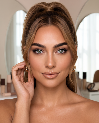 Taylor Green portée par une influenceuse beauté Velvet Cosmetics